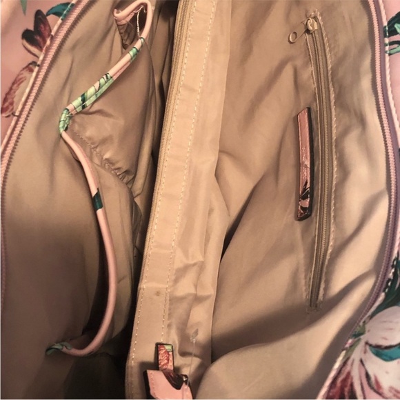 Nine West Floral tropical Pink Tote Bag - Picture 7 of 8